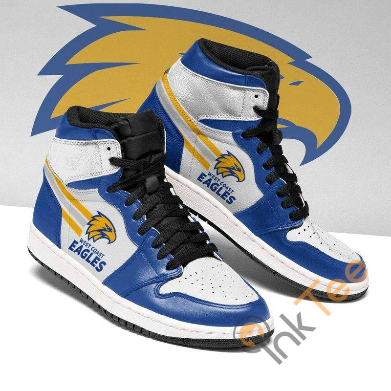JWFancy West Coast Eagles AFL AJ1 High Sneakers Shoes For Men And Women