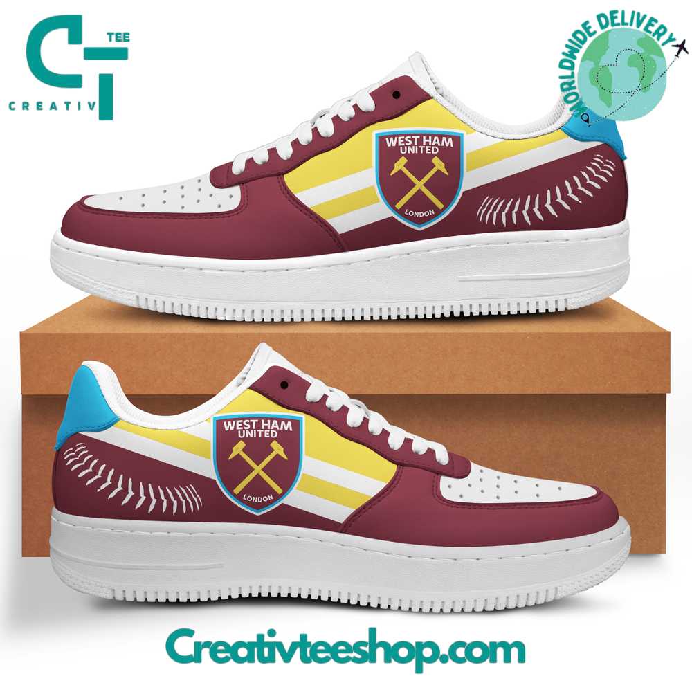 JWFancy West Ham United Air Low-Top Sneakers Shoes For Men And Women