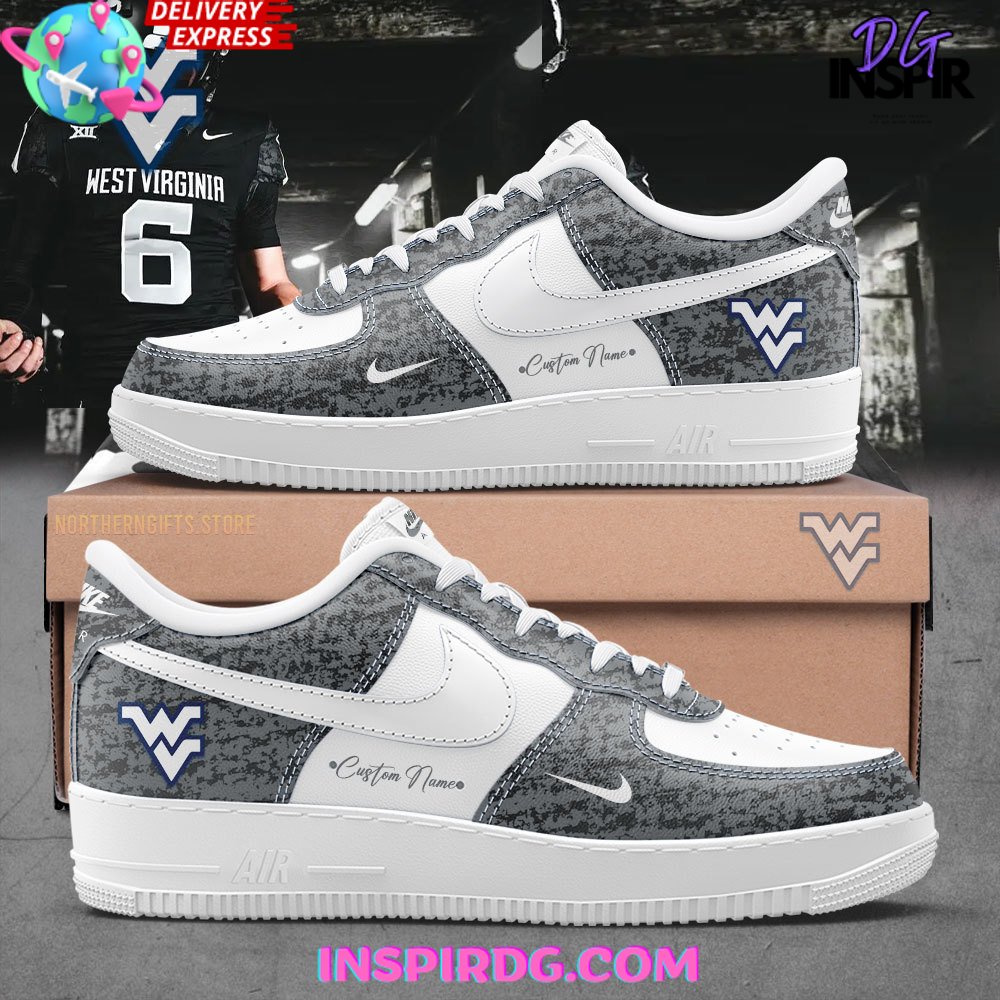 JWFancy West Virginia Mountaineers Air Low-Top Sneakers Shoes For Men And Women