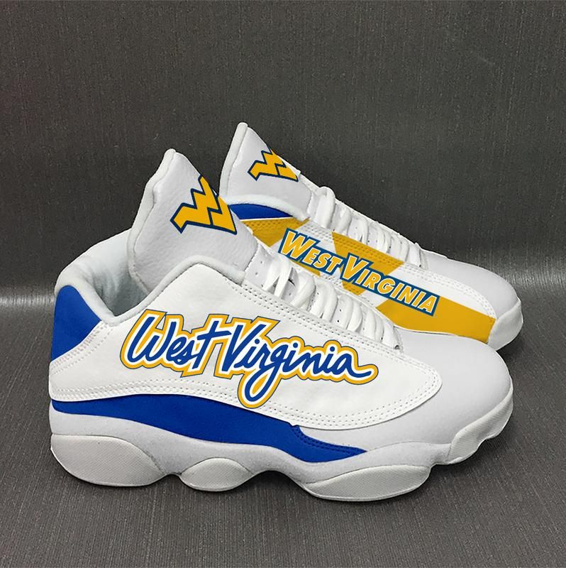 JWFancy West Virginia Mountaineers AJ13 Sneakers Shoes For Men And Women