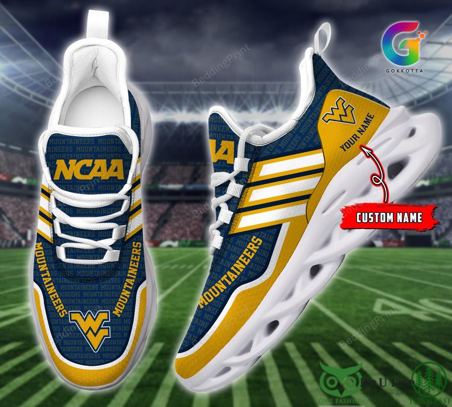 JWFancy West Virginia Mountaineers Max Soul Shoes Sneakers For Men And Women