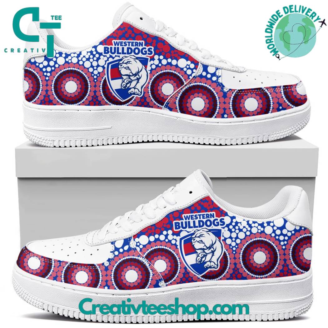 JWFancy Western Bulldogs Air Low-Top Sneakers Shoes For Men And Women