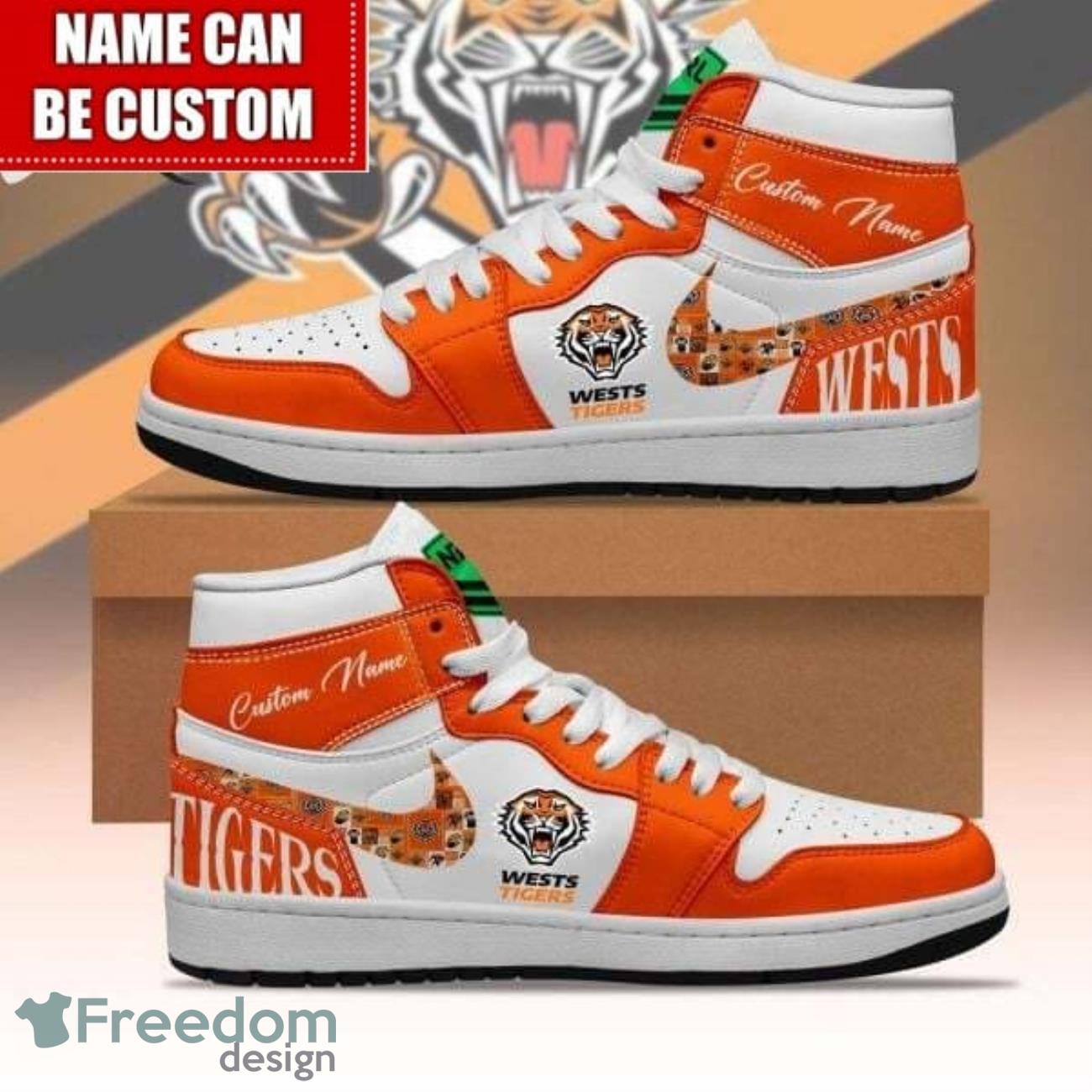 JWFancy Wests Tigers AJ1 High Sneakers Shoes For Men And Women