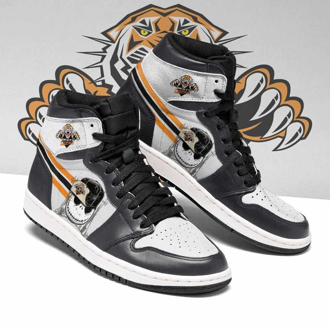 JWFancy Wests Tigers NRL AJ1 High Sneakers Shoes For Men And Women
