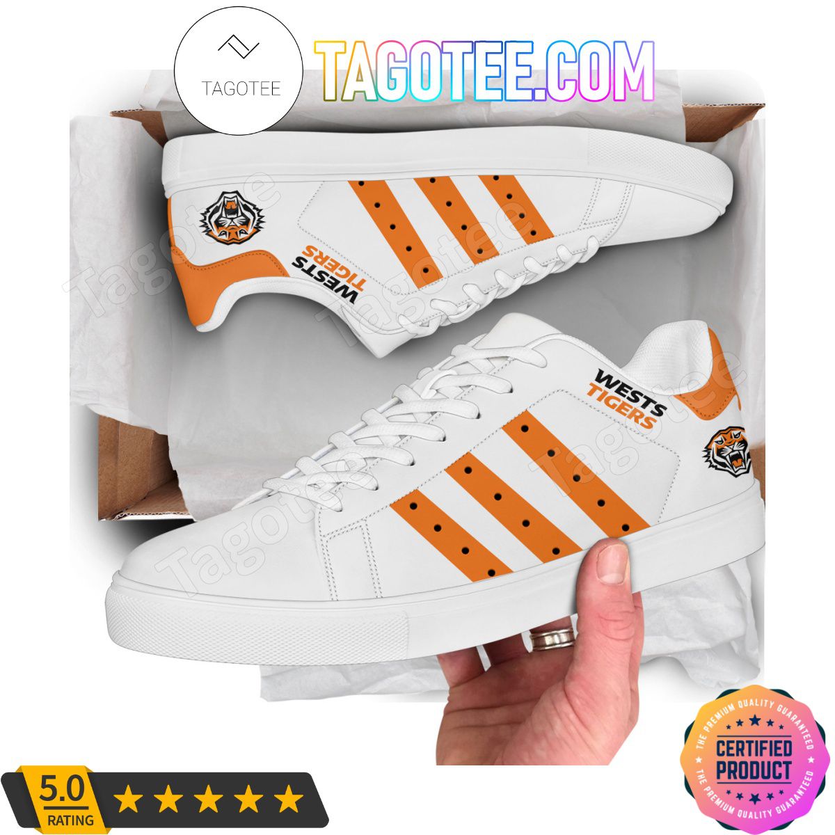 JWFancy Wests Tigers Skate Stan Shoes Sneakes For Men And Women