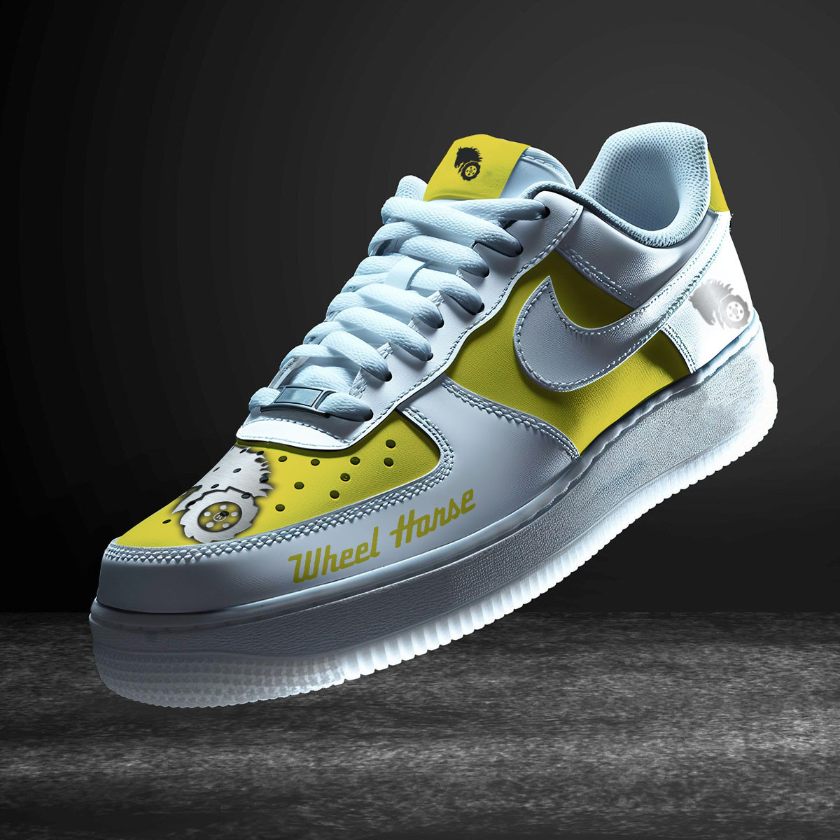 JWFancy Wheel Horse Air Low-Top Sneakers Shoes For Men And Women