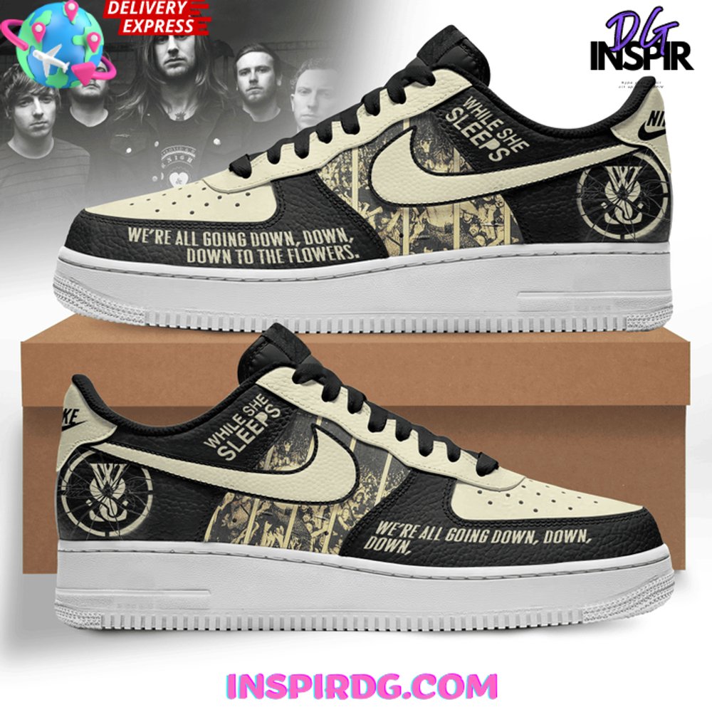 JWFancy While She Sleeps Band Air Low-Top Sneakers Shoes For Men And Women