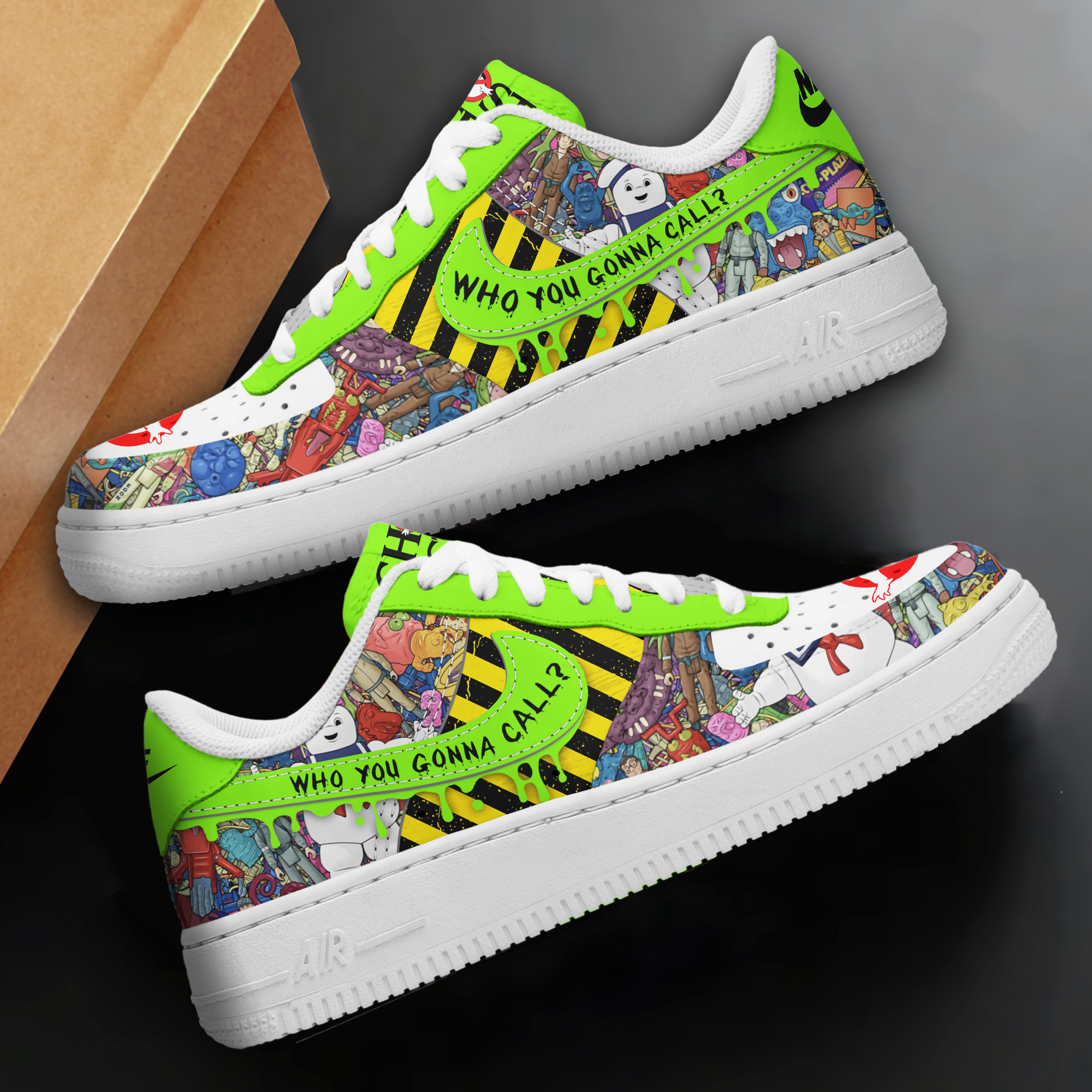 JWFancy Who You Gonna Call Air Low-Top Sneakers Shoes For Men And Women