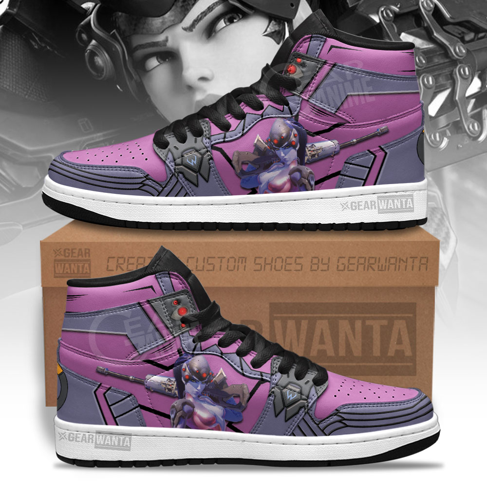 JWFancy Widowmaker Overwatch AJ1 High Sneakers Shoes For Men And Women