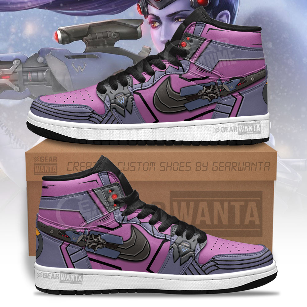 JWFancy Widowmaker Overwatch AJ1 High Sneakers Shoes For Men And Women