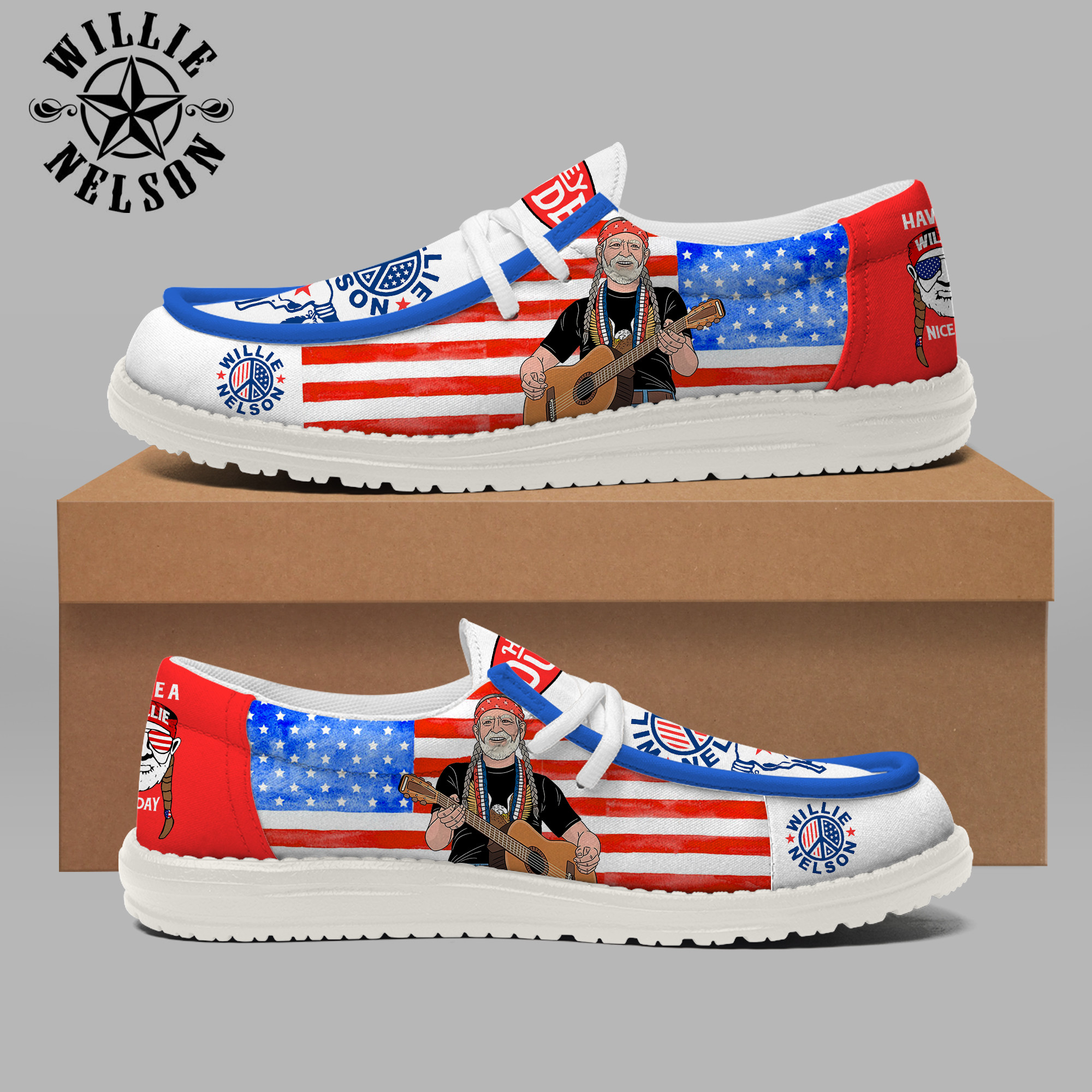 JWFancy Willie Nelson – Custom Name Hey Dude