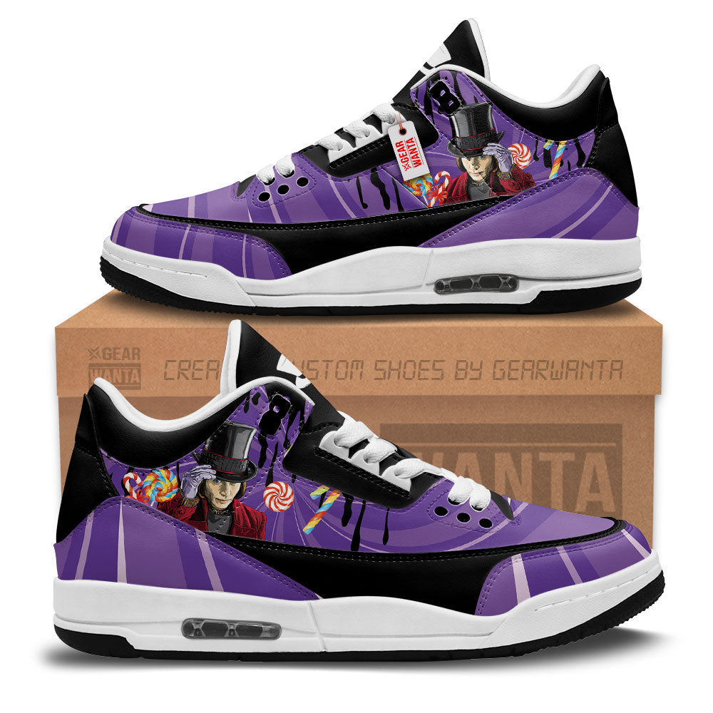 JWFancy Willy Wonka AJ3 Sneakers Shoes For Men And Women