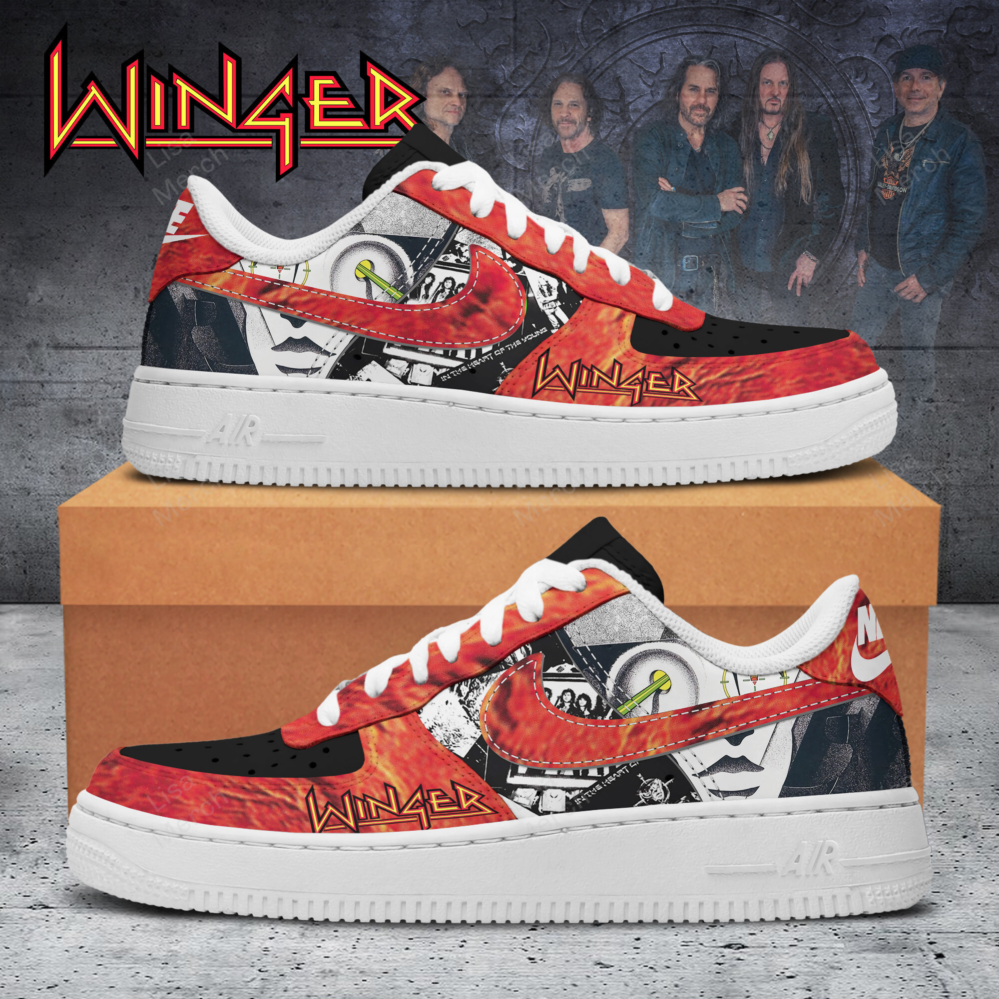 JWFancy Winger Air Low-Top Sneakers Shoes For Men And Women