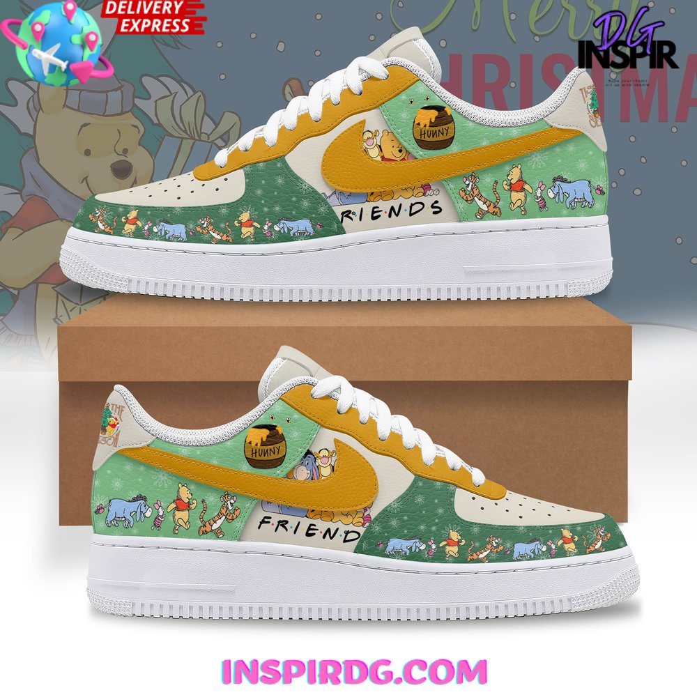 JWFancy Winnie the Pooh Air Low-Top Sneakers Shoes For Men And Women