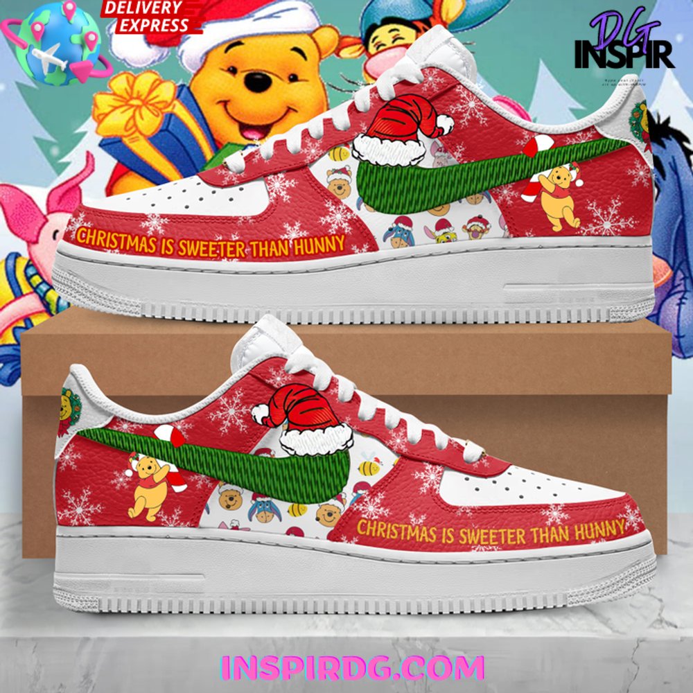 JWFancy Winnie the Pooh Air Low-Top Sneakers Shoes For Men And Women