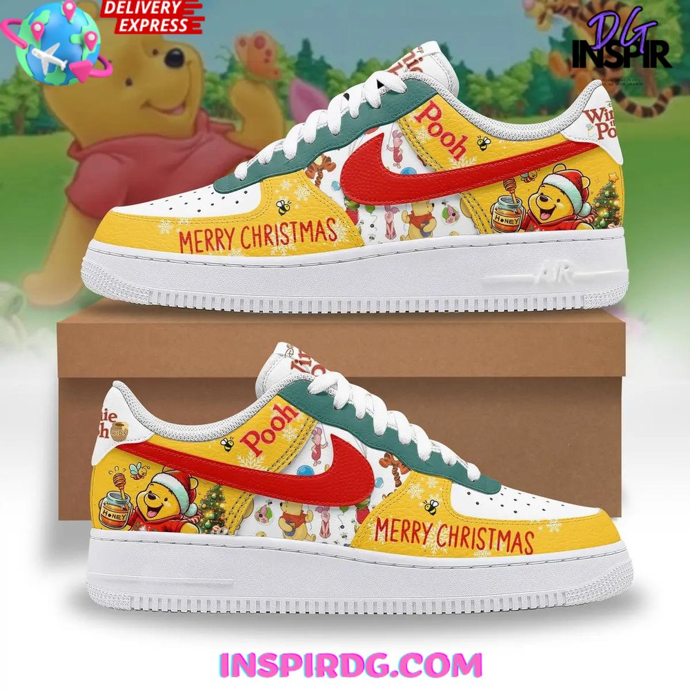 JWFancy Winnie the Pooh Air Low-Top Sneakers Shoes For Men And Women