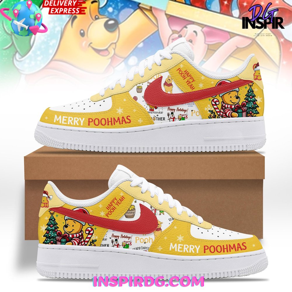 JWFancy Winnie the Pooh Air Low-Top Sneakers Shoes For Men And Women