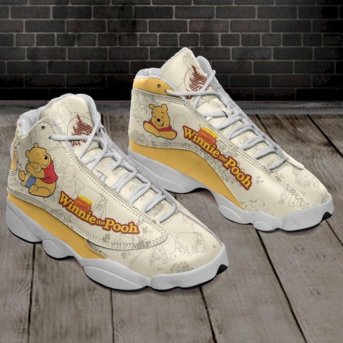 JWFancy Winnie the Pooh AJ13 Sneakers Shoes For Men And Women