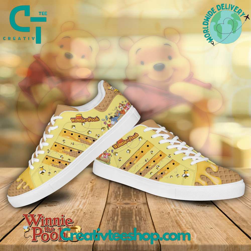 JWFancy Winnie The Pooh Skate Stan Shoes Sneakes For Men And Women
