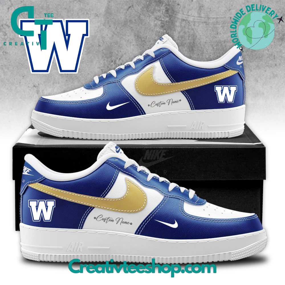 JWFancy Winnipeg Blue Bombers Air Low-Top Sneakers Shoes For Men And Women
