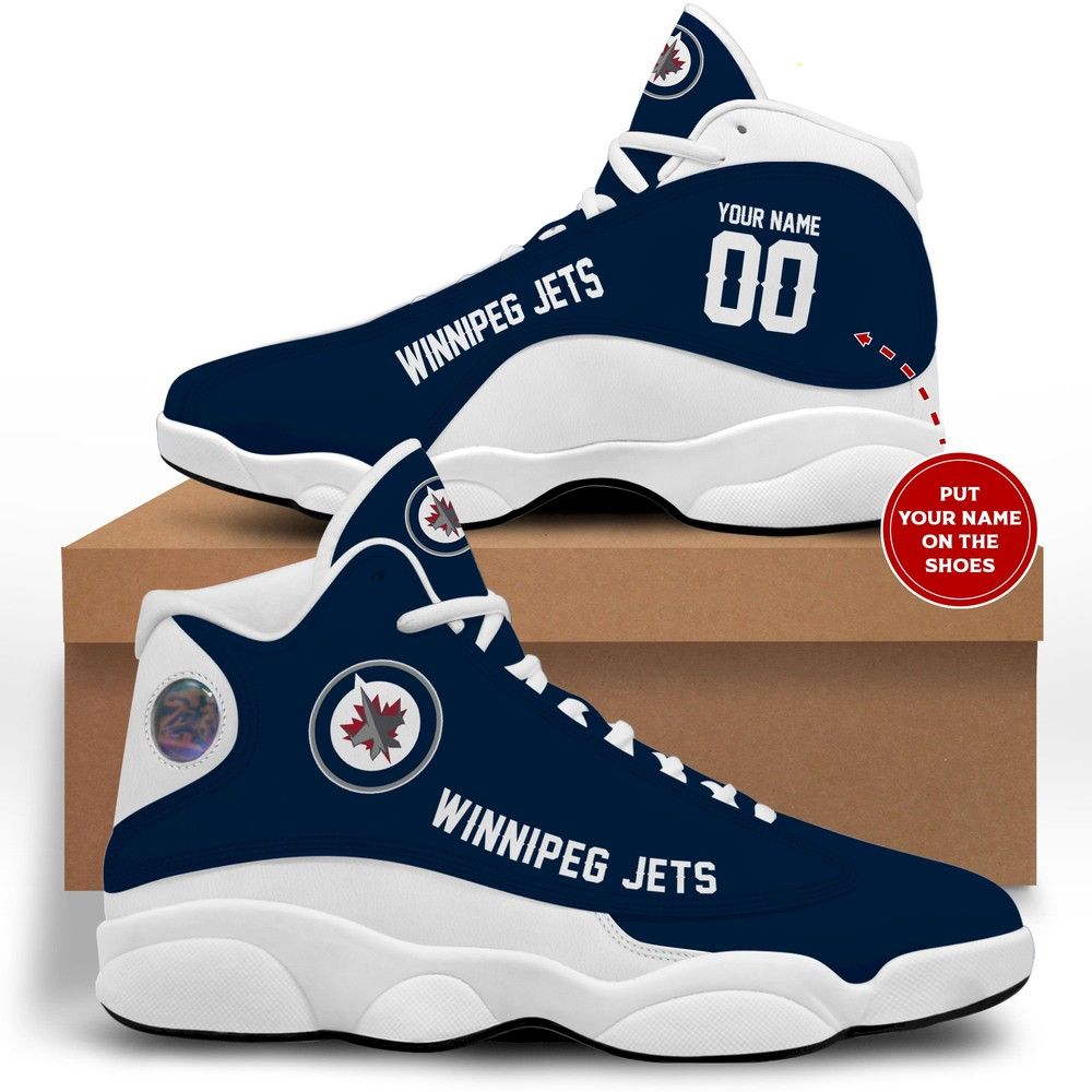 JWFancy Winnipeg Jets AJ13 Sneakers Shoes For Men And Women