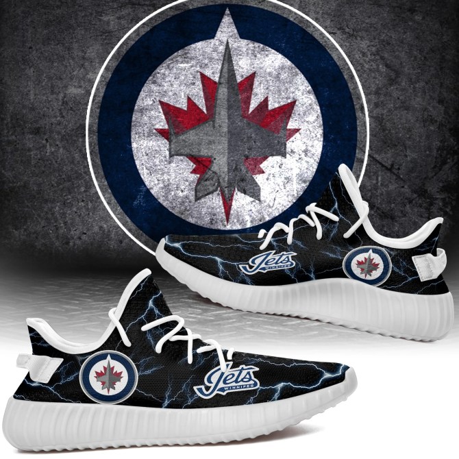 JWFancy Winnipeg Jets Yeezy Boost Shoes For Men And Women