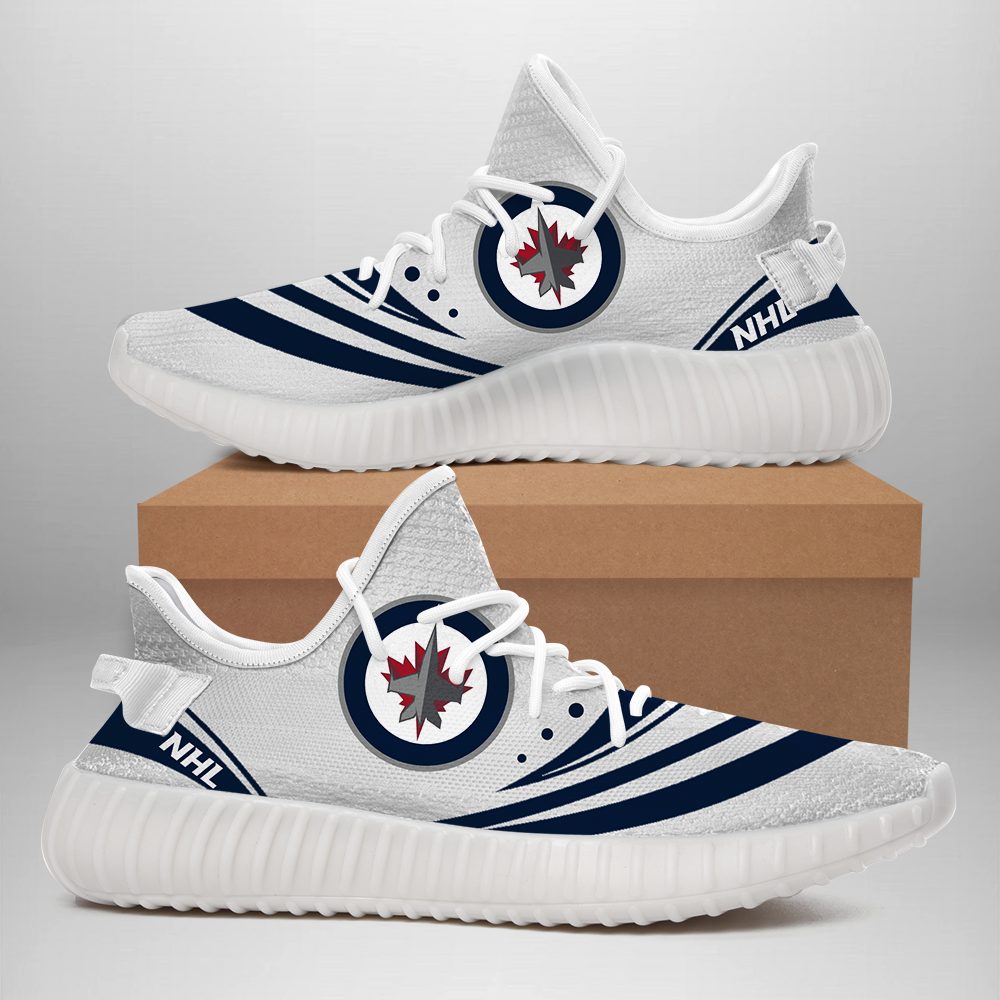 JWFancy Winnipeg Jets Yeezy Boost Shoes For Men And Women