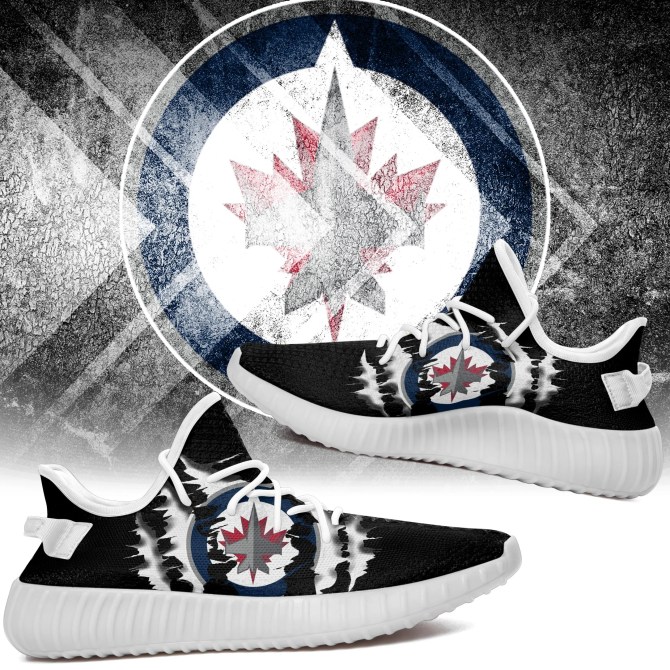 JWFancy Winnipeg Jets Yeezy Boost Shoes For Men And Women