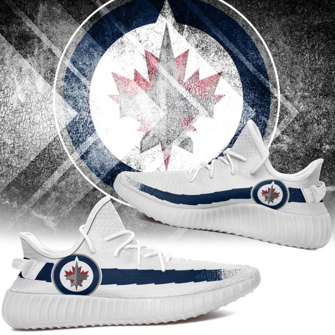 JWFancy Winnipeg Jets Yeezy Boost Shoes For Men And Women