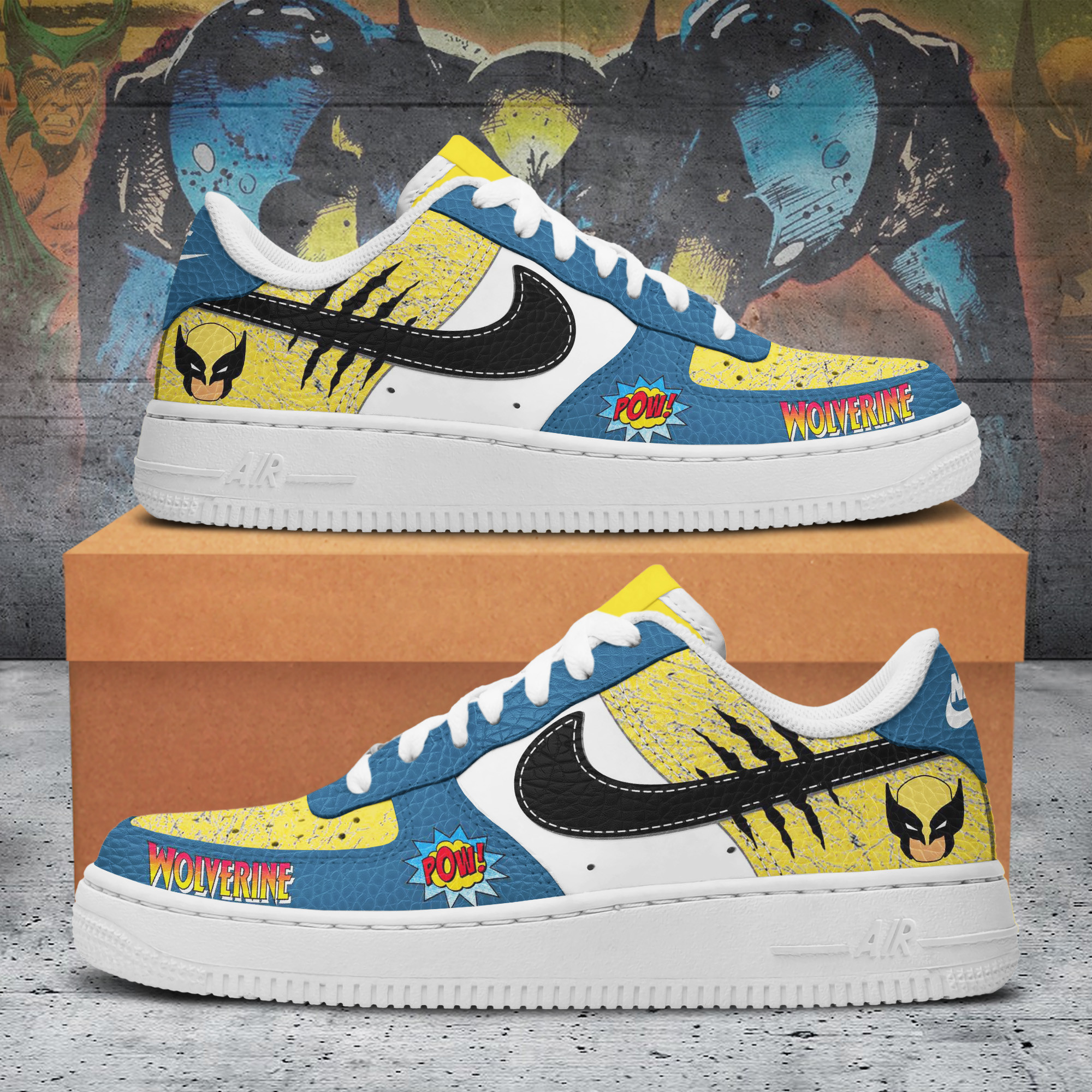 JWFancy Wolverine Air Low-Top Sneakers Shoes For Men And Women