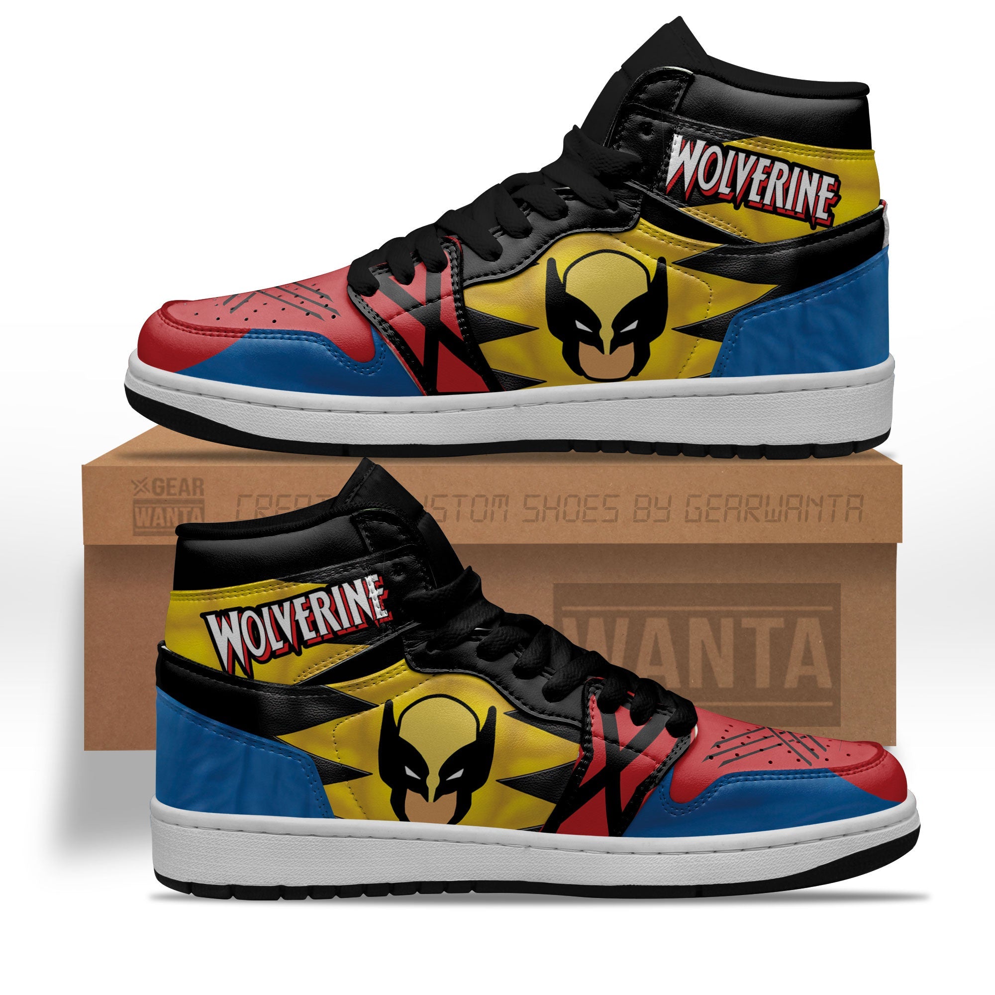 JWFancy Wolverine AJ1 High Sneakers Shoes For Men And Women