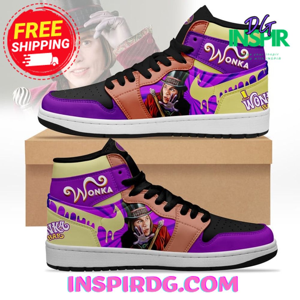 JWFancy Wonka AJ1 High Sneakers Shoes For Men And Women