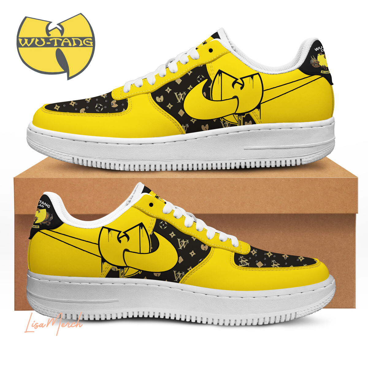JWFancy Wu Tang Clan Air Low-Top Sneakers Shoes For Men And Women