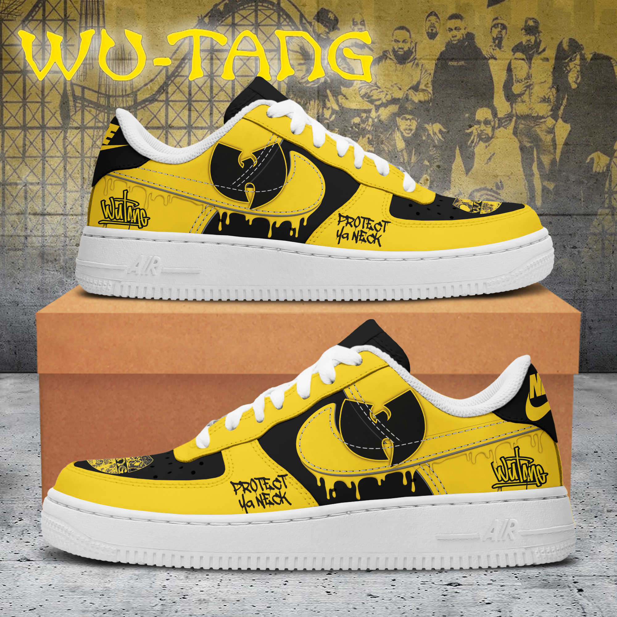 JWFancy Wu Tang Clan Air Low-Top Sneakers Shoes For Men And Women