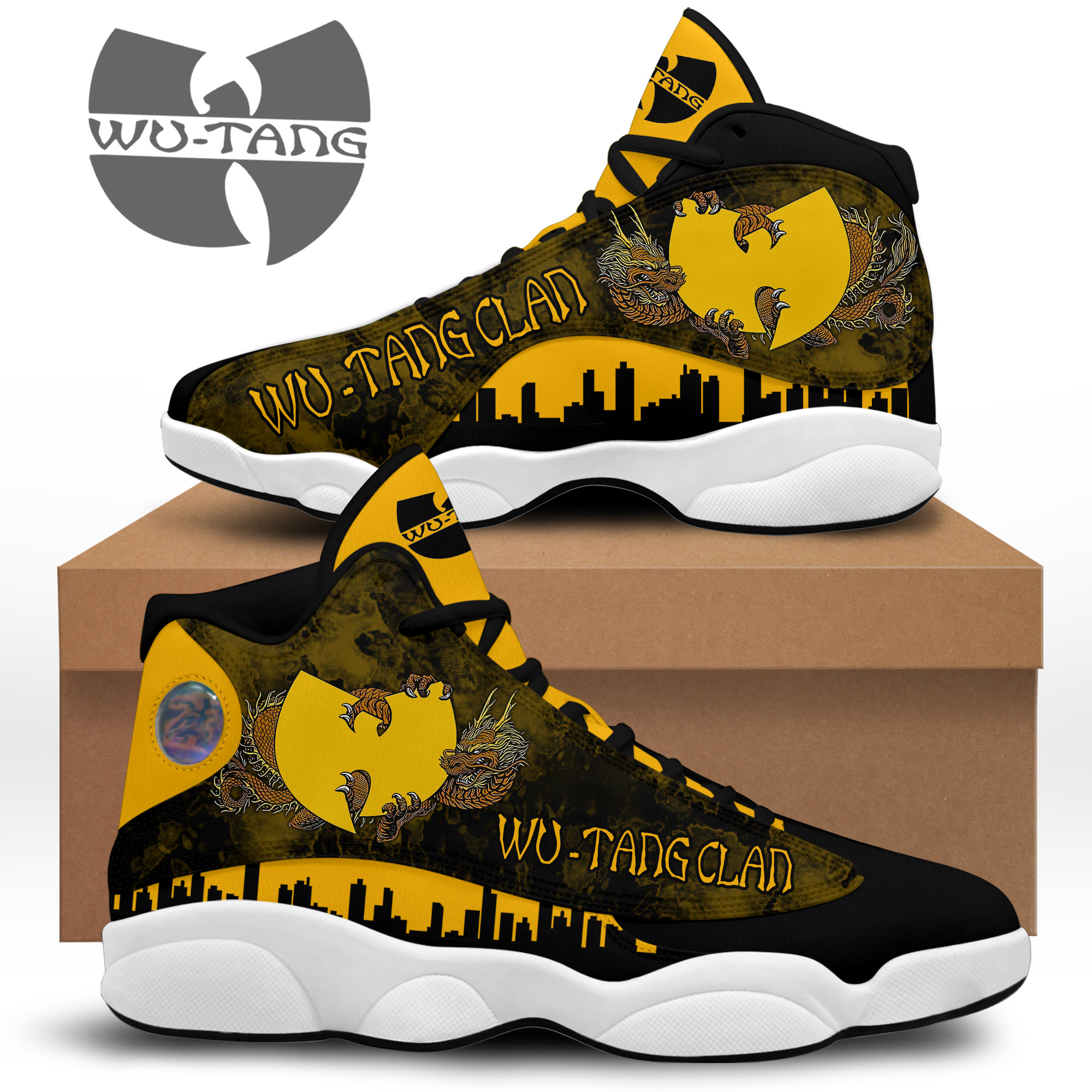 JWFancy Wu Tang Clan AJ13 Sneakers Shoes For Men And Women