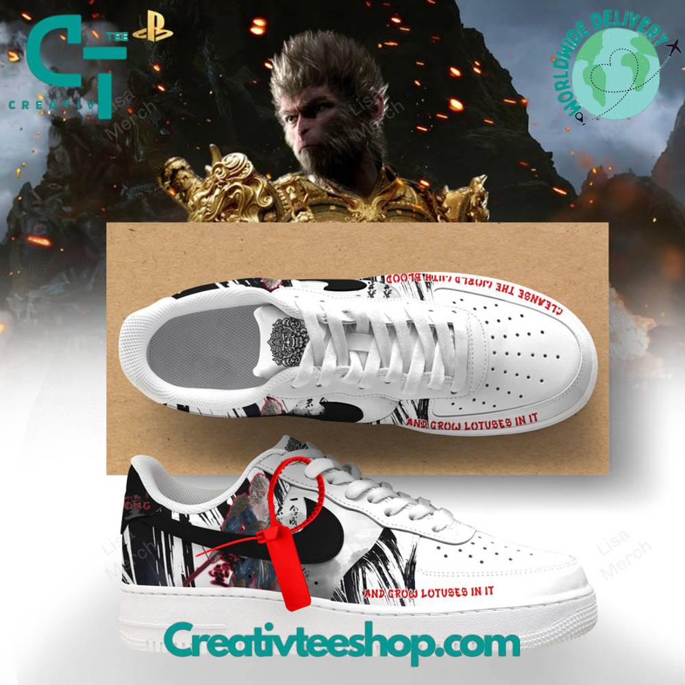 JWFancy Wukong Black Myth Air Low-Top Sneakers Shoes For Men And Women