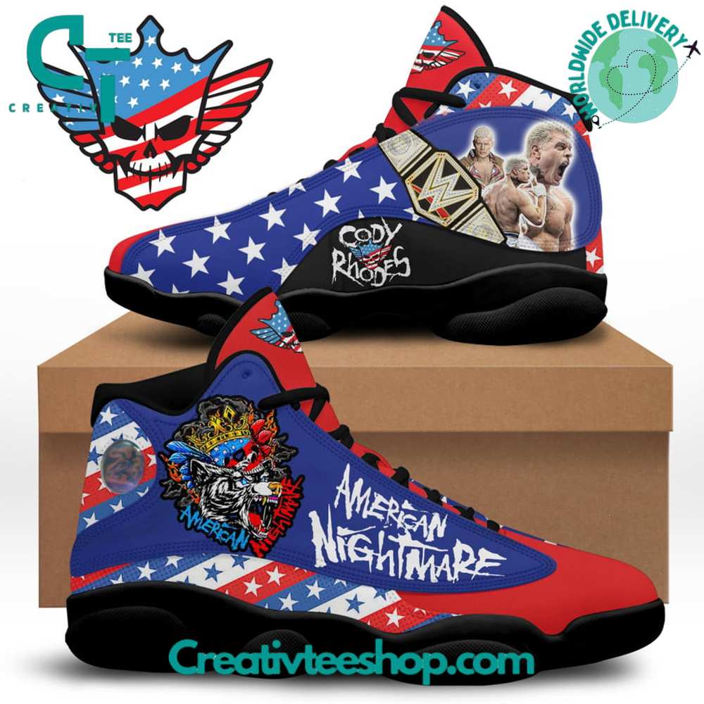 JWFancy WWE Cody Rhodes AJ13 Sneakers Shoes For Men And Women