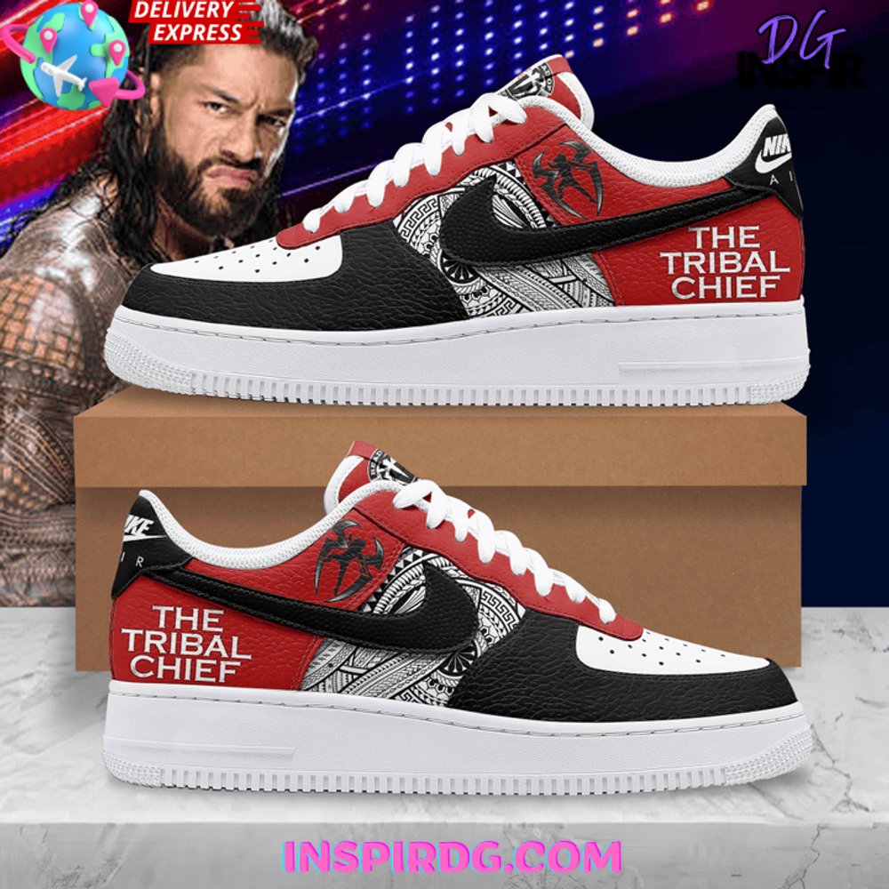 JWFancy WWE Roman Reigns The Tribal Chief Air Low-Top Sneakers Shoes For Men And Women