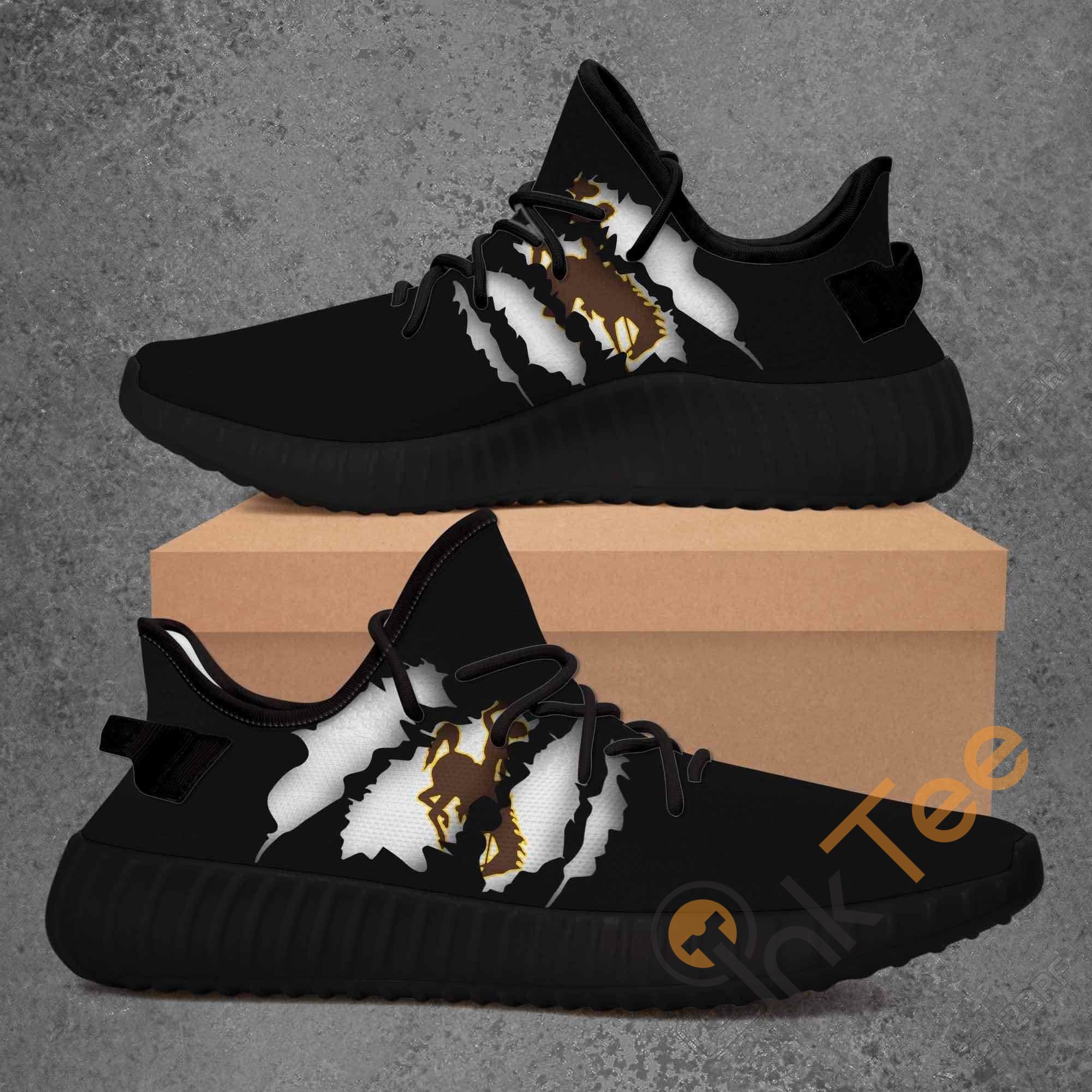 JWFancy Wyoming Cowboys Yeezy Boost Shoes For Men And Women