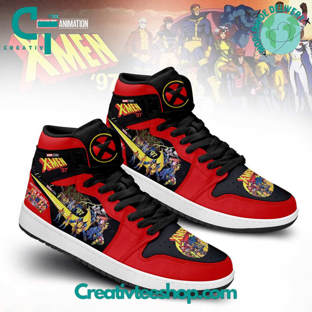 JWFancy X-Men 97 Xavier Institute AJ1 High Sneakers Shoes For Men And Women