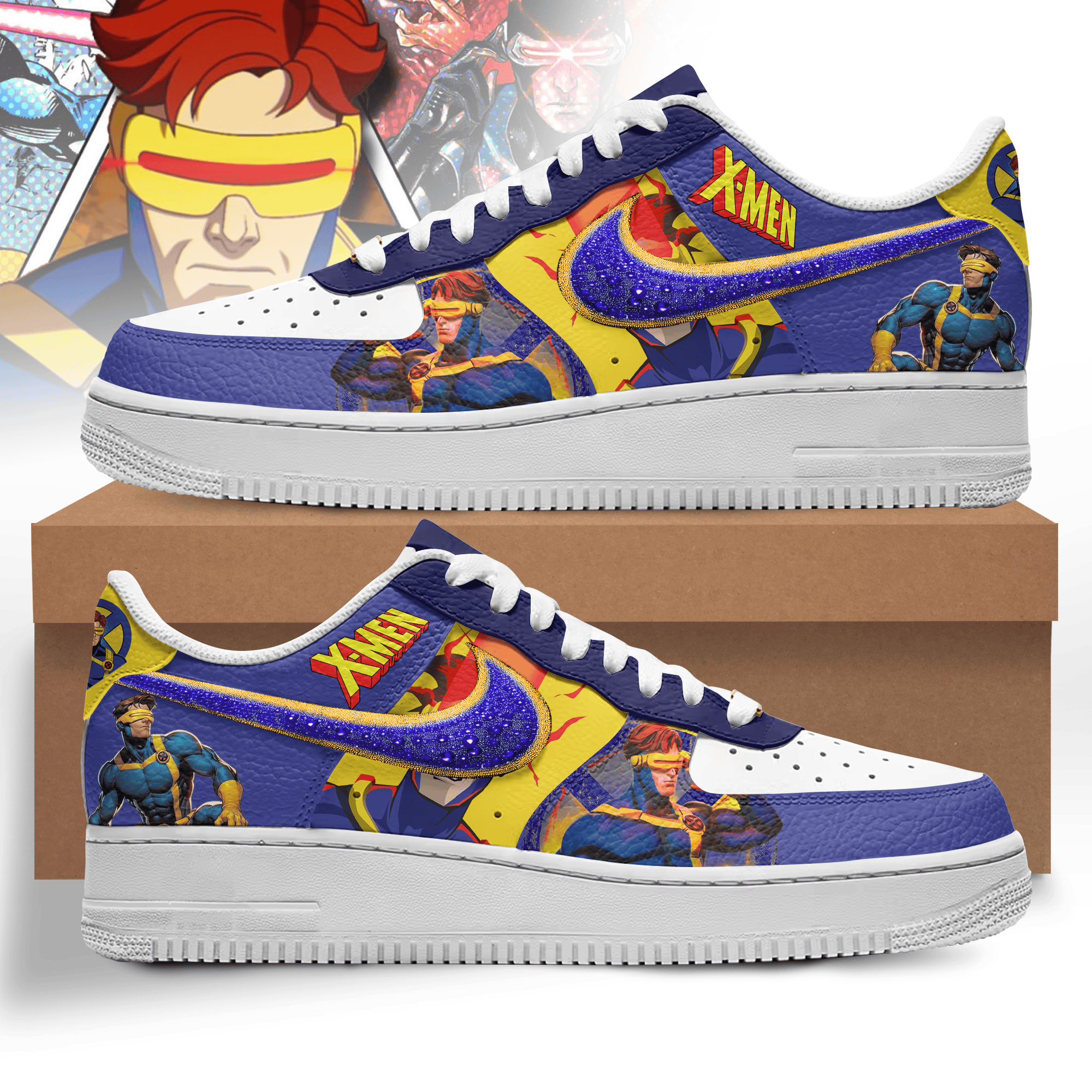 JWFancy X-Men Air Low-Top Sneakers Shoes For Men And Women