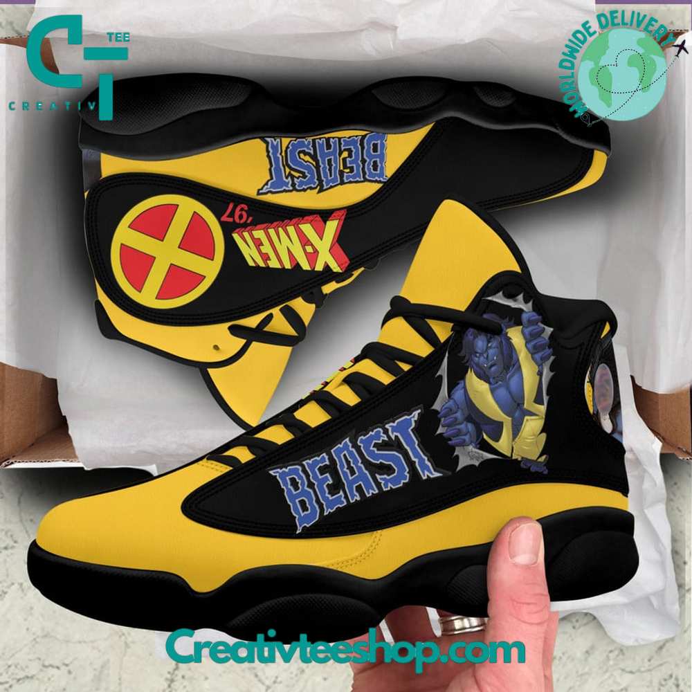 JWFancy X-Men Beast AJ13 Sneakers Shoes For Men And Women