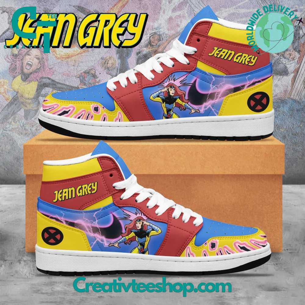 JWFancy X-Men Jean Grey AJ1 High Sneakers Shoes For Men And Women