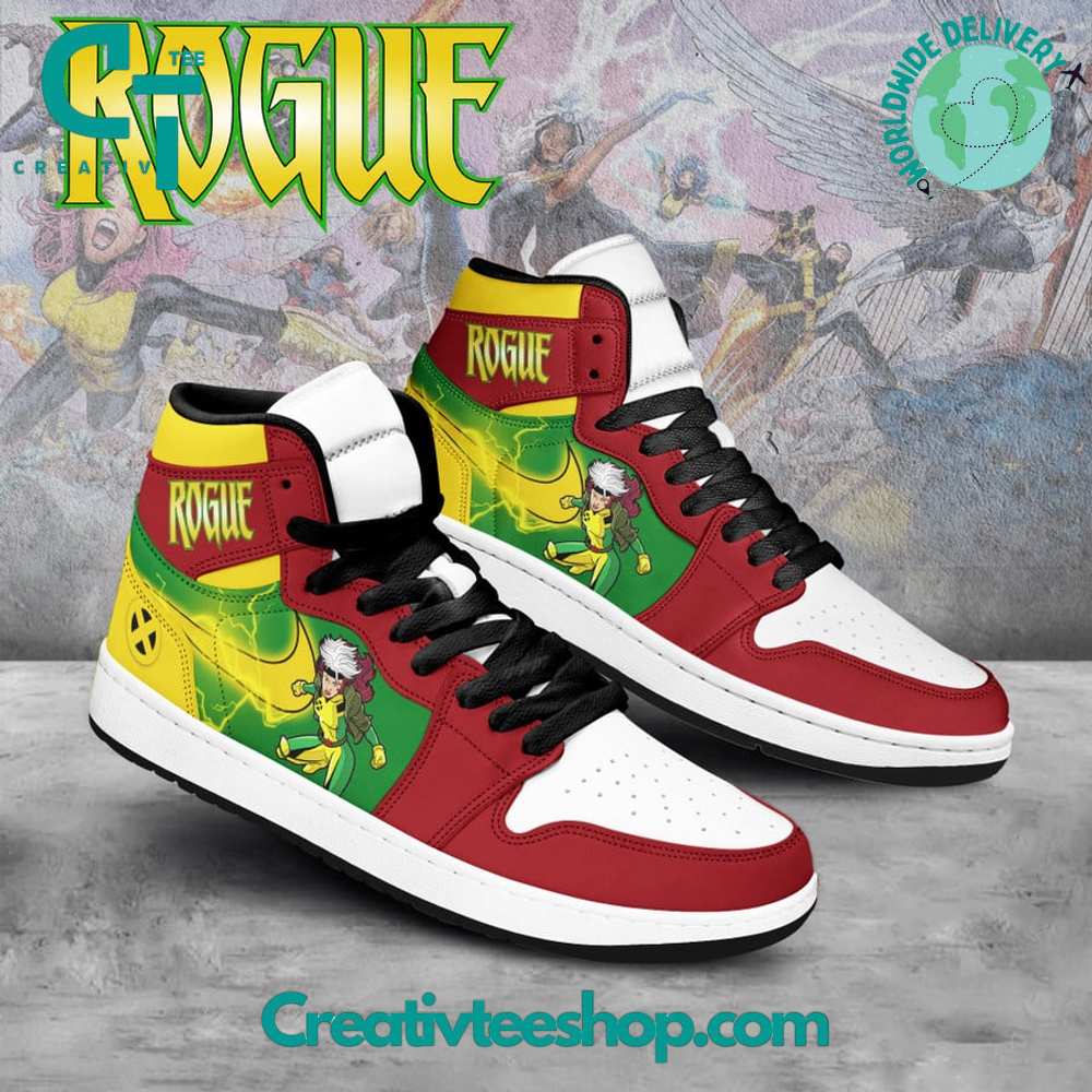 JWFancy X-Men Rogue AJ1 High Sneakers Shoes For Men And Women
