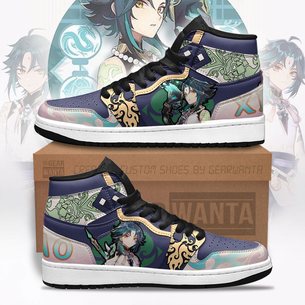 JWFancy Xiao Genshin Impact AJ1 High Sneakers Shoes For Men And Women