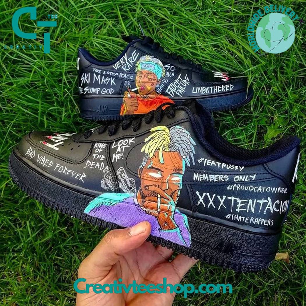 JWFancy XXXTentacion Air Low-Top Sneakers Shoes For Men And Women