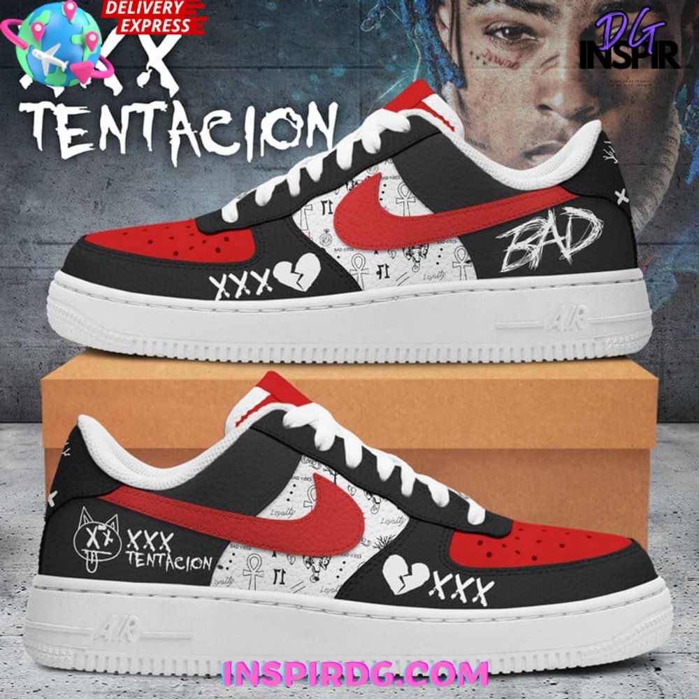 JWFancy XXXTentacion Bad Air Low-Top Sneakers Shoes For Men And Women