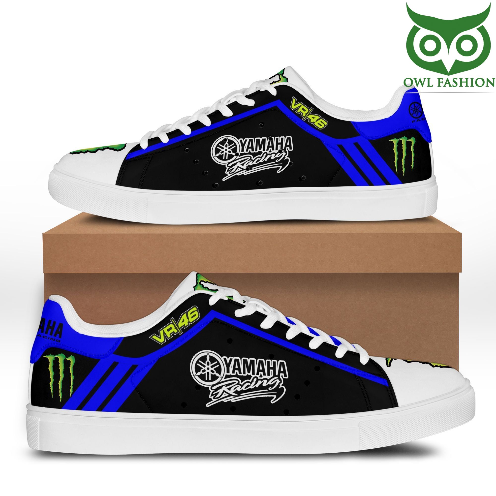 JWFancy Yamaha Racing Skate Stan Shoes Sneakes For Men And Women