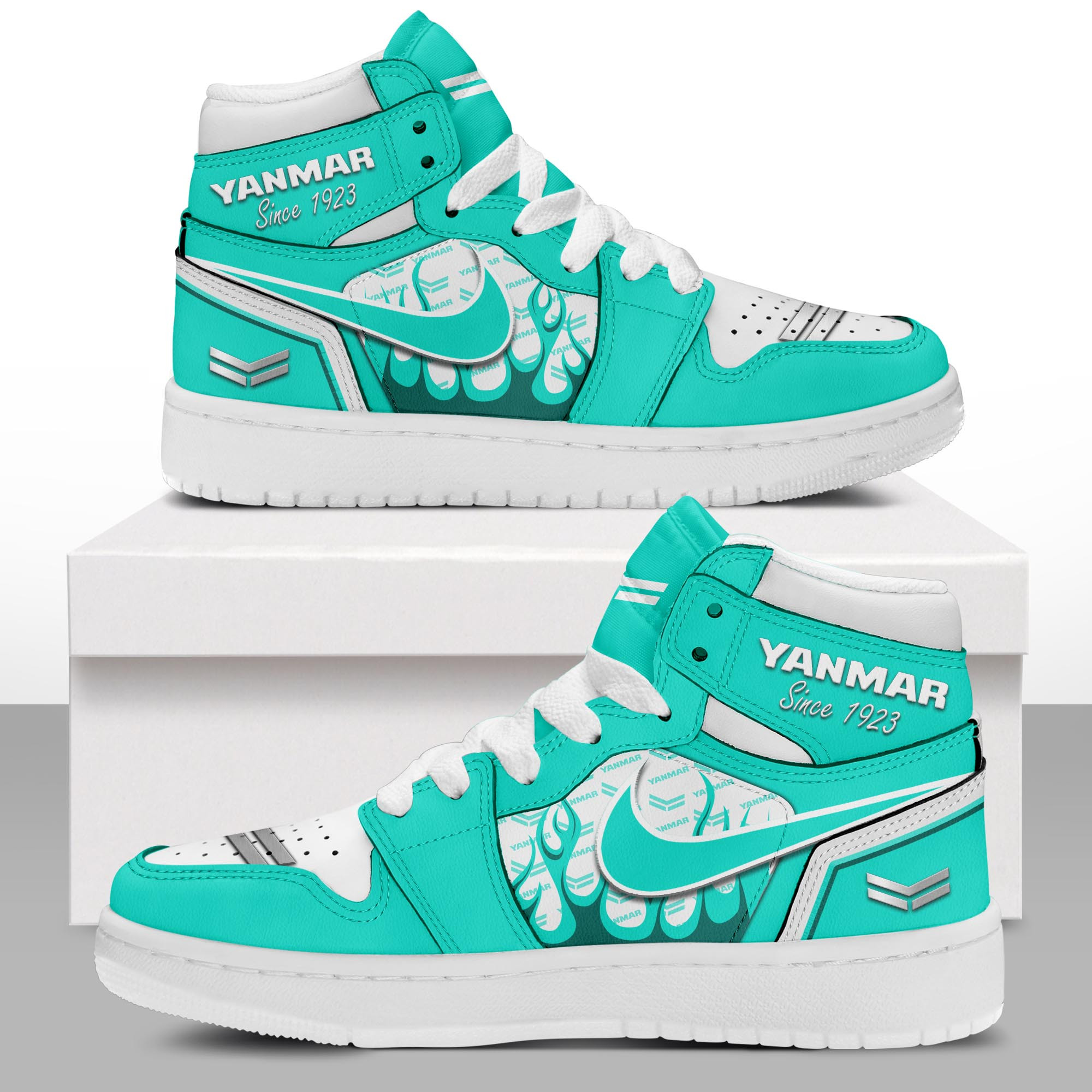 JWFancy Yanmar AJ1 High Sneakers Shoes For Men And Women