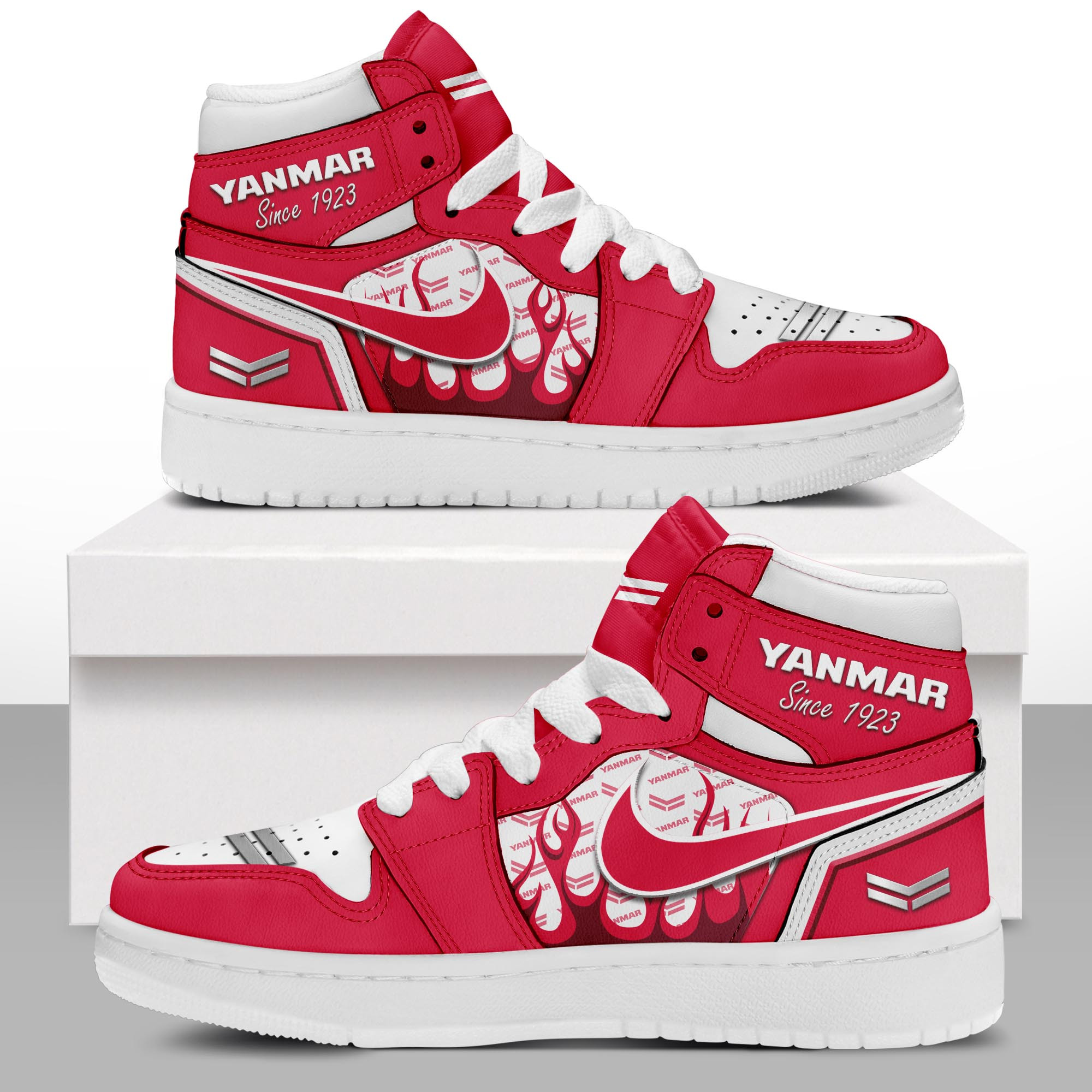 JWFancy Yanmar AJ1 High Sneakers Shoes For Men And Women